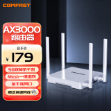 COMFASTAX3000 WiFi6无线路由器家用全千兆端口5G双频高速mesh组网千兆穿墙WiFi6路由器CF-WR630AX