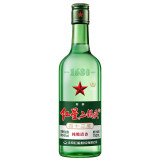 红星白酒 绿瓶清香型 纯粮酒固态发酵 高度口粮酒 北京怀柔总厂 43度 750mL 1瓶