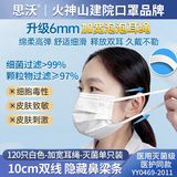 思沃灭菌款医用外科口罩S90 透气低阻  亲肤舒适 80只/2盒-白色加宽泡泡耳绳-单只装
