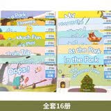 幼儿英语绘本公园和设施全套16册幼儿启蒙教材英文入门练习小班中班大班儿童少儿英语 小学一年级英语分级阅读绘本儿童英文读物3-6-8岁老师推荐适合1-2的英语课外书二年级上册下册 