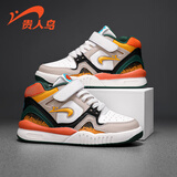 贵人鸟童鞋运动鞋秋季新款儿童中大童休闲板鞋女童男童透气软底鞋学生 白桔（单鞋） 32