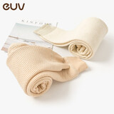 E.U.V校服神器儿童保暖裤男童三层夹棉加厚秋裤女童加绒棉毛裤内穿棉裤 彩棉绿条纹(无门襟） 150