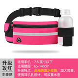 WeSiMi 维斯米运动跑步腰包男士女手机登山包马拉松户外跑步装备大容量隐形腰带 玫红腰包