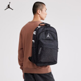 NIKE JORDAN 耐克AJ双肩背包大学生电脑包男女大容量书包 多彩色／正黑色 8/20(49x30x17cm)