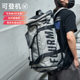 梵者大容量旅行包男旅游短途手提运动健身包双肩包行李包干湿分离京快 灰色大号（可放3天出行物品）