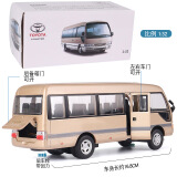 MINI AUTO公交车汽车模型合金巴士汽车人儿童玩具车公交车模型儿童玩具993 考斯特巴士