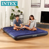 INTEX64755双人特大三人线拉充气床家用打地铺午休床户外帐篷垫折叠床