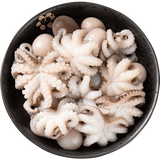 一虾一世界鲜活冷冻小八爪鱼 三去迷你章鱼仔去齿去内脏 火锅烧烤年夜饭食材 无冰中号 2斤(净重)  【免处理】