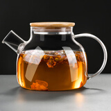 猎玄高硼硅玻璃茶壶大容量耐高温煮茶器烧水壶 花茶壶单壶玻璃冷水壶 花茶壶【小号】