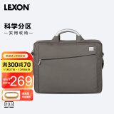 乐上（LEXON）商务轻便单肩包男士13.3英寸电脑包手提通勤多功能公文包