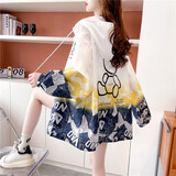 KANJOOP防晒衣女设计感减龄连帽开衫防晒服外套女2024年新款学生夏 黄色 M 【80-120斤】