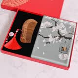 杭丝路真丝丝巾胸针礼盒国风方巾桑蚕丝高档生日礼物母亲节送女士妈妈