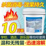 雅艺 游泳池消毒片10斤装酒店游乐园速溶百消净杀菌剂三氯异氰尿酸消毒片 5kg*1桶