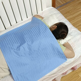 倾随如卓 全棉按摩布推拿巾 理疗按摩巾推拿布 美容院纯棉手布按摩床单 蓝色 40*60cm 按摩布