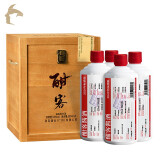 酣客 标准版 酱香型白酒 贵州白酒礼盒 53度 500mL 4瓶 2020年 整箱装