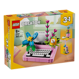 乐高（LEGO）积木31169 鲜花打字机男女孩儿童玩具七夕情人节礼物家居装饰摆件