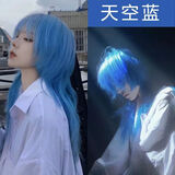 嘉瀛（JIAYING）蓝色显白色染发剂2024流行色染发膏自己染 天空蓝【漂粉】底色不够9度黄发选