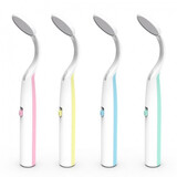 带灯口腔镜家用带灯牙医磨牙工具牙科检查牙齿清洁看牙镜子内窥镜 带灯口镜青色+备用电池一组