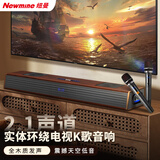 纽曼（Newmine）G69 PRO 回音壁音响 家庭KTV音响套装 家庭影院 电视音响 客厅家用无线K歌蓝牙音箱麦克风