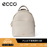 爱步（ECCO）双肩包女 24年夏季新款轻奢牛皮背包 小号双肩包9107807 灰褐色910780790387 均码