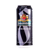 费尔德堡德国进口原装啤酒费尔德堡啤酒 黑啤 500mL 12罐 单瓶装