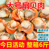 特大号扇贝肉新鲜冷冻扇贝贝类海鲜瑶柱海鲜水产 5斤大号扇贝肉
