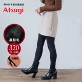 厚木ATSUGI秋冬里起毛320D加绒加厚保暖打底裤舒适保暖连裤袜女TL1831 480黑色 1条 M L臀围85-98 身高150-165