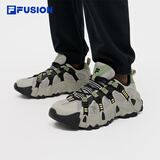 FILAFUSION斐乐潮牌山脉鞋男鞋老爹鞋新款运动休闲鞋 柔柳绸灰/黑-PB 42