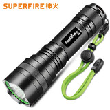 神火（SupFire） L6手电筒强光超亮充电LED超长续航户外野外生存应急家用远射防水 L6-XPE 5瓦1节3500毫安电池套餐