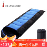 北极狼（BeiJiLang）睡袋成人户外旅行冬季四季保暖室内露营拼接隔脏棉睡袋1.8KG蓝色