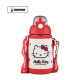 杯具熊（BEDDYBEAR）儿童摇摇杯男女小学生直饮果汁水杯防摔便携带刻度凉水杯子 KT猫 儿童摇摇杯 580ml