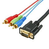 尘土 高清HDMI机顶盒转3RCA电视线 HDMI转AV转接线 镀金HDMI输出转AV输入线 HDMI转红白黄插电视线 VGA转红蓝绿三莲花线 1.5米