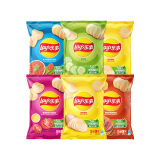 乐事（Lay's）薯片混合口味75g*6包450g 休闲零食 百事食品