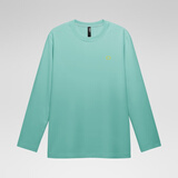 蕉内（Bananain）【王一博同款】非常服男士长袖三防火锅T恤春秋打底衫 【圆领纯色】薄藤绿 M