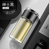 创建玻璃杯 男女家用便携带盖带茶仓茶水分离水杯子 茶杯