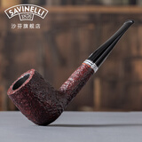 沙芬（SAVINELLI）意大利进口石楠木烟斗男士麻面111直式 经典大号撞球斗