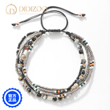 DidiZoo波西米亚风手链女手工编织民族风古风叠戴串珠礼物送女友 JB22110301Y