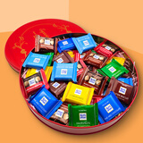 瑞特滋（RITTER SPORT） 瑞特斯波德德国进口巧克力散装婚庆喜糖巧克力 红色圆通铁盒礼盒装600g