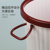 天章办公(TANGO)塑料垃圾桶纸篓10L家用厨房卫生间垃圾桶办公室垃圾篓红色1个3C数码全网低价