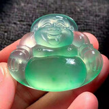 玉施天然A货缅甸翡翠吊坠冰种观音玉石佛公挂件首饰项链山水玉坠龙牌 已联系客服选货，尾款6000