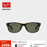 雷朋（RayBan）太阳镜男女款方形徒步旅行者镜框复古舒适墨镜0RB2132F可定制 902L玳瑁色镜框绿灰色镜片 尺寸55