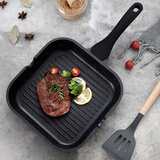 onlycook麦饭石牛排煎锅盘早餐锅 不易粘平底锅煎肉锅牛扒煎盘煎蛋锅
