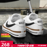 耐克（NIKE）男鞋板鞋 24秋季新款时尚运动鞋舒适耐磨低帮运动休闲鞋滑板鞋 COURT LEGACY/白棕/建议拍大半码 40.5(内长255mm)