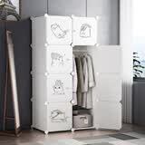 安尔雅简易衣柜组装成人衣橱卡通出租房宝宝衣服收纳小型家用储物柜