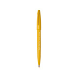 派通（Pentel）彩色软毛笔秀丽笔 弹性笔尖水性笔Touch手帐书信贺卡用 SES15C黄色/单支装