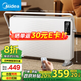 美的（Midea）【非凡尊享】取暖器家用石墨烯语音暖风机浴室电暖器电暖气全屋大面积取暖欧式快热炉 HDT22TLR