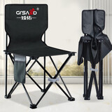 臻佑（Grsaed）户外折叠椅钓鱼椅 特大号便携钓椅写生椅野餐旅行地铁便携椅 条纹