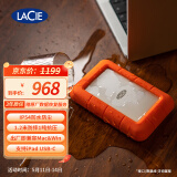 LaCie雷孜小金刚 移动硬盘 三防 2TB Rugged Mini 机械硬盘USB Type-C/USB3.2 兼容mac 便携防摔 外接