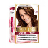 欧莱雅（LOREAL）卓韵霜护发染发霜（乳液型染发剂 三重养护遮盖白发） #4.35金红褐棕