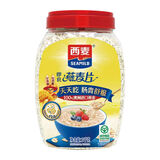 西麦西麦即食燕麦片1000g老人营养品早餐速食代餐零食食品 燕麦 1000g*1桶